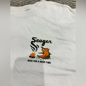 Seager White Short Sleeve Tee